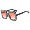 UV400 Crystal Retro Rhinestone Women Sunglasses