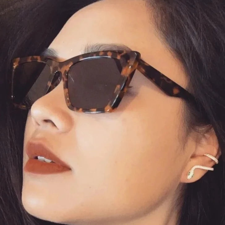 Heevoo INS Vintage Cat Eye Women Sunglasses