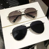 Fashion Gradient Sunglasses for Men Big Frame Pilot Sun Glasses Design Anti-reflective Lunette De Soleil Homme UV400 (No Box)