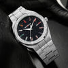 Matte Star Dust Dial Stainless Frosted Diamond Quartz Watch