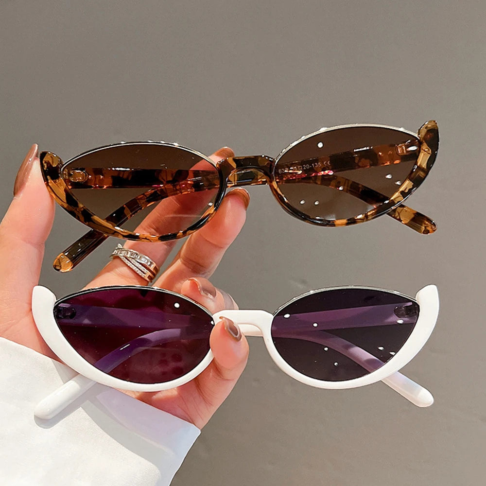 Trendy Half-frame Women Sunglasses