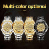 JSDUN Brand Luxury Automatic Mechanical  Gold Dragon Waterproof Fashion Watch