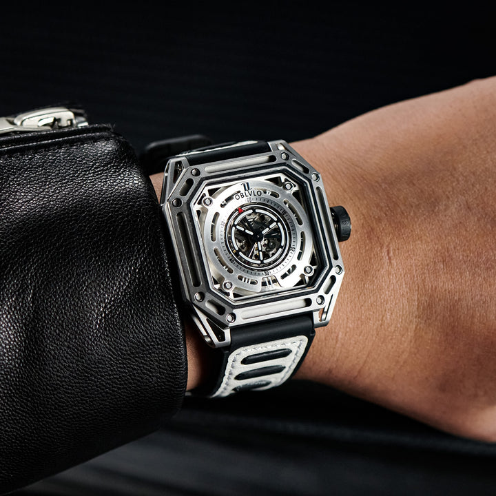 OBLVLO Luxury Brand Sport Self-wind Mechanical Automatic Watch