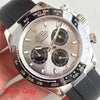 Rolex 40mm Band Automatic Mechanical Movement Rubber Sapphire Glass watch - UnisexStuff