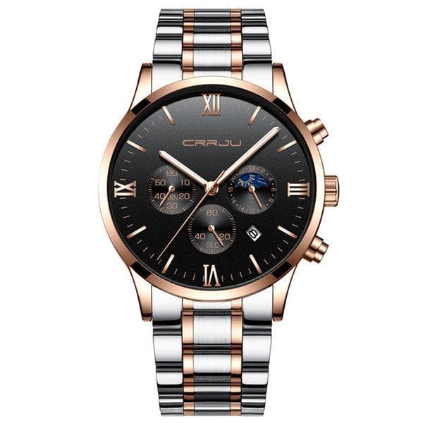 Quartz Simple Fashion Casual Dress Stainless Steel  30M Daily Waterproof watch - UnisexStuff
