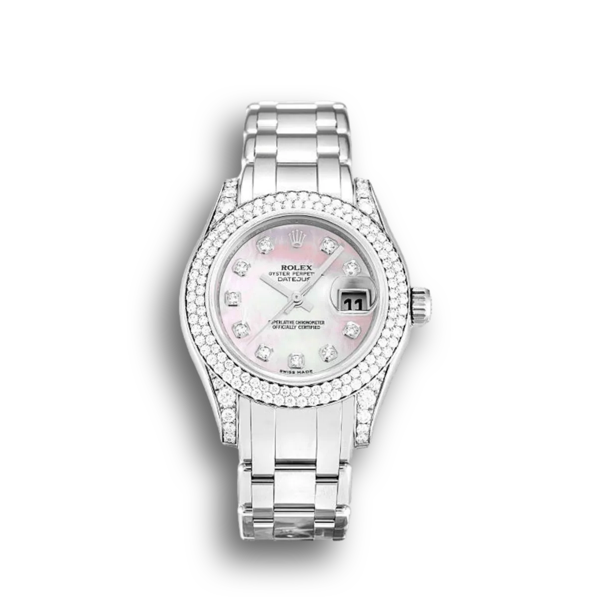 Rolex Pearlmaster White Gold Diamonds watch