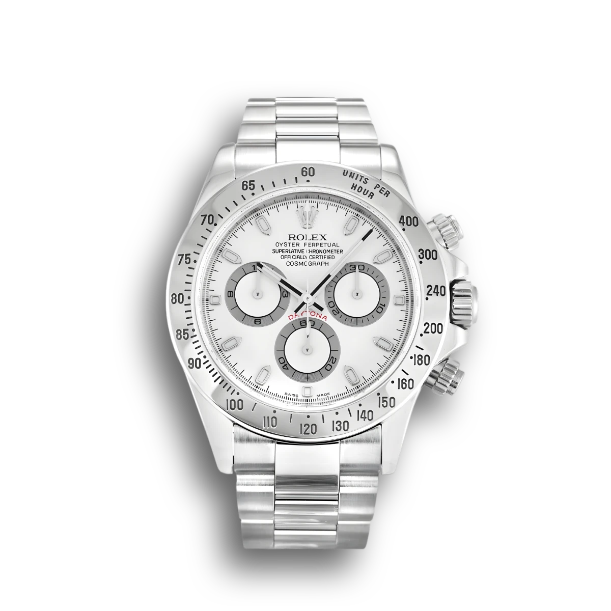 Rolex Daytona Cosmograph White Dial Steel Automatic Watch