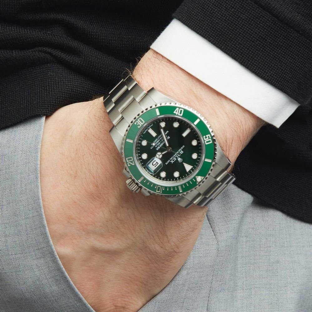 Rolex Submariner Green Dial Watch (Hulk)