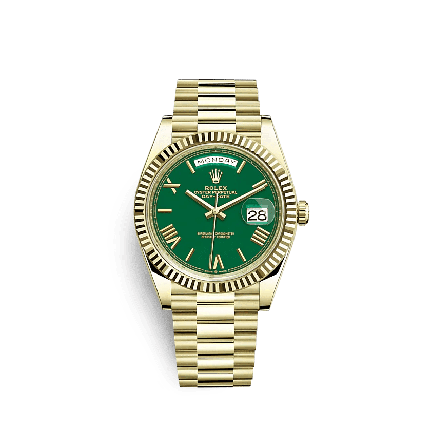 Rolex Day-Date Green Dial Watch