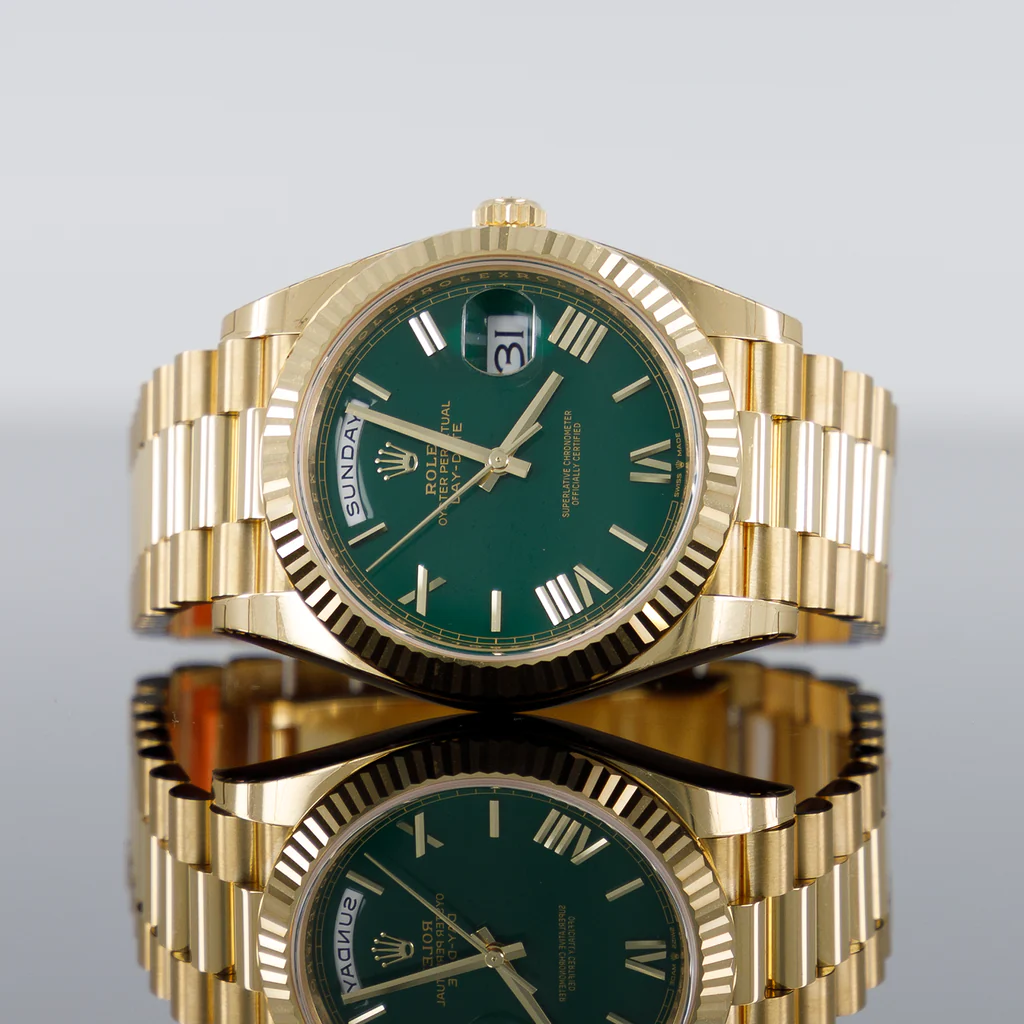 Rolex Day-Date Green Dial Watch