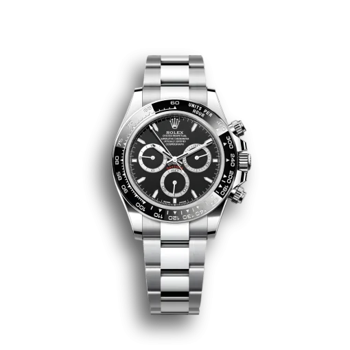 Rolex Daytona Stainless Steel Black Dial Watch