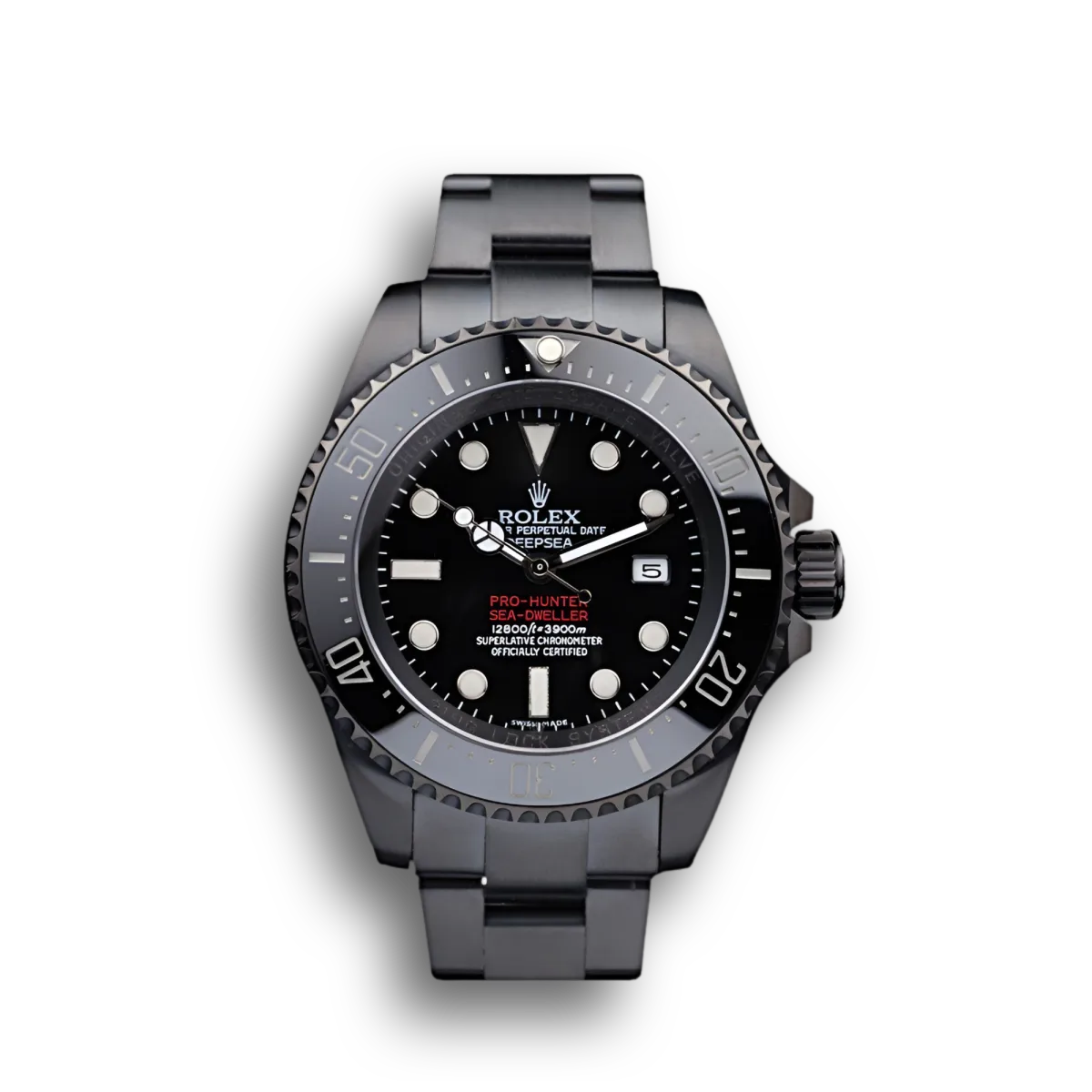 Rolex DeepSea Jacques Piccard Full Black Watch